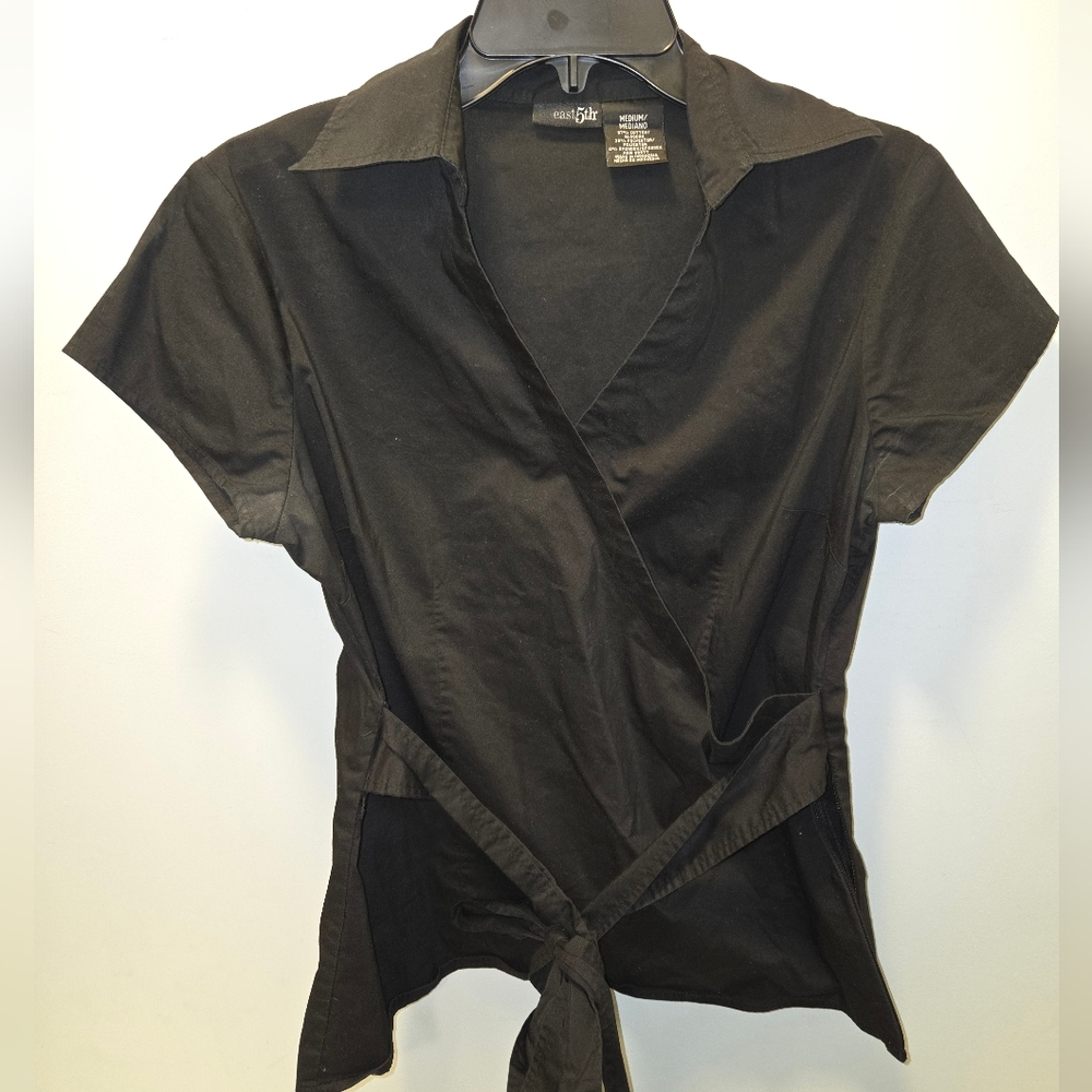 East 5th Elegant Black Blouse